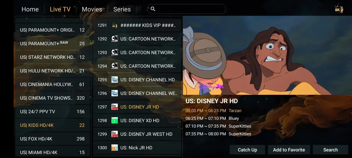 Layerseven TV IPTV app preview 4